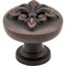 Jeffrey Alexander 1-3/8" Diameter Brushed Oil Rubbed Bronze Lafayette Cabinet Knob 218DBAC - alternate 1